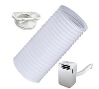 Portable Air Conditioner Exhaust Hose - 5.1 Inch Diameter Vent Tube Replacement, Flexible AC Duct Hose, Heat Resistant Extension Pipe | Bedroom Apartment Gym Store Warehouse Use For Cooling Ve