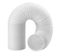 Portable Air Conditioner Hose, Cooling System Vent Tube, Exhaust Tube Replacement, Sturdy Flexible Tubes for Floor Standing, Bedroom, Garage, Patio, 5.1in X 59ft, White