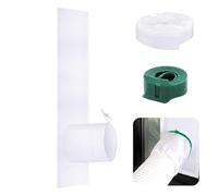 Portable Air Conditioner Window Sealing Kit - AC Casement Cloth Set, Energy Saving Lock Cover, Adjustable Seal Barrier, Cooling Efficiency Enhancer | For Kitchen, Bedroom, Home, Indoor Use