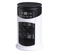 Portable Air Cooler, Cooling Fan, Adjustable 6 Speed Quiet Humidifier, Compact Conditioner for Studio, Kitchen, Bedroom, Desk, Indoor Home, Garage, and Small Spaces 9.45x5.71 Inch