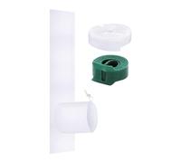 Portable Air Cooling Sealing Kit, Tumble Dryer Vent Seal Kit, 8.66x8.66x1.18 Inches Flexible Nylon Material, Energy Saving Cloth Set for Living Room Bedroom Use, White