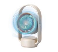 Portable Air Fan, 5 Speed Table Circulator, 1800mAh Rechargeable Desk Cooling Device, Compact Room Fan, for Home Apartment Study Bedroom Living Room Travel Camping Dormitory Use Cooling Comfort