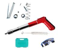 Portable Air Nailer | Compact Pneumatic Nailer | 5 Gears Manual Nail Machine, Nail Wall Fastening Tool Red Brick Walls, Concrete Walls, Wooden Boards