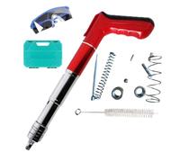 Portable Air Powered - Pin Nailer 5 Gear Cement Wall Nail Tool | Fast Wall Fastening Tool with 100 Nails for Concrete, Brick Wood, Board or Installation Use, 1.54cm/0.61