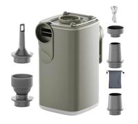 Portable Air Pump | Electric Inflator With Camping Light And 5 Nozzles |