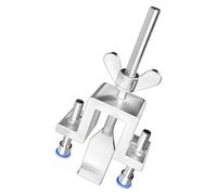 Portable Aluminum Alloy Hotel Door Lock, Stainless Steel Security Latch No-Drill Privacy Protector for Travelers, Students, Women, Children, Bedroom, Garage, House Safety Device