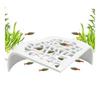 Portable Aquarium Cave, Resting Cave for Aquarium, Fish Tank Decoration with Natural Look, Safe Habitat Shelter for Shrimp Reptile Crustacean, Indoor Terrarium Home Supplies with Easy Placement