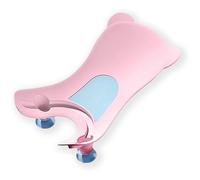 Portable Baby Bath Quick Baby Buttock Washing Tool, Portable Infant Bath Support, One-Piece Structure, Easy to Clean, Cute Bear Ears Shape, Strong Affinity (Pink*1 pcs)