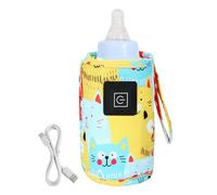 Portable Baby Bottle Warmer, Fast USB Travel Breastmilk Heater, Temp-Controlled Bottle Warmer for Formula & Breastmilk, Night Feeds Solution, Outdoor Travel Feeds, Compact and Efficient Heating