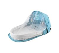 Portable Bàby Crib - Foldable Travel Bed & Lounger with Net and Awning