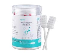 Portable Baby Toothbrush, Gauze Toothbrush, Soft Gauze Baby Toothbrush, Individually Packaged Gauze Brushes, Baby Oral Cleaner, Soft Gauze Mouth Care Tool for Babies