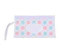 Portable Baby Wipes Holder - Reusable Waterproof Wipe Case | Leakproof Refillable Container for Nursery Stroller Diaper Station Organizer, Stylish Boho Themed Pattern for Kids Care Bathroom Travel