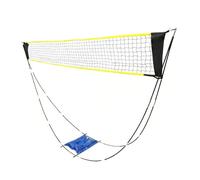 Portable Badminton Net Set, Foldable Sport Training Equipment, Portable Badminton Pickleball Net, Set with Statable Frame Design, Sports for Backyard Practice Vacation Camping Beach Park Court Gym