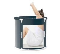 Portable Bathtub - Foldable Adult Bath Bucket | Large Soaking Bathtub for Hot Bath and Ice Bath | Separate Family Bathroom SPA Tub for Hot Bath Ice Bath