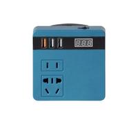 Portable Battery Inverter for 18V Li-ion Battery Outdoor Operation Inverter DC 18V to AC 220V Power Station Generator(B)