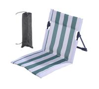 Portable Beach Folding Chair - Striped Outdoor Lounger With Ergonomic Lumbar Support, Lightweight Camping Chairs For Beaches Pool Lawn Garden Picnic Use | Suitable For Outdoors Relaxation Travel