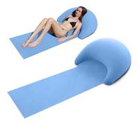 Portable Beach Mat - Foldable Travel Mat With Pillow | Portable Travel Accessories | Camping Mats With Pillow For Sun Bath Relaxation Leisure Activities Park Camping Hiking Poolside Picnic