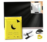 Portable Blackout Blinds 79 x57 Inch Black Out Blinds Stick on with Measure Tape and Cutter No Drill Window for Bedroom Nursery
