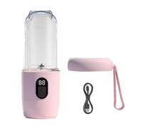 Portable Blender Powerful Mini Blender 500ml Electric USB Rechargeable, Portable Juicer Cup for Protein Shakes Blends Ice Frozen Fruit