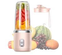 Portable Blender | Rechargeable Dishwasher Safe Parts Black Cordless Personal Fruit Shake Juicing Machine For Breakfast Apartment Vacation Camping Gym Office Home Picnics Beach