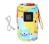 Portable Bottle Warmer, USB Food Warmer, Breastmilk Defrosting, Smart Temperature Control, Travel Bottle Heater, Constant Heat for Outings, Car Trips, Indoor Use