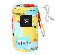 Portable Bottle Warmer, USB Heat Breastmilk Warmer, Travel-Friendly Bottle Insulator, Fast Heating Baby Milk Warmer, Travel Insulated Warmer Sleeve, Baby Bottle Warmer for Outdoor Use