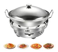 Portable Camp Cooking Set - Adjustable Utensils with Lid, Lightweight Alcohol Stove Hot Pot, Outdoor Cookware Kit | Camping Set for Backpacking Picnic Hiking BBQ Travel Survival Cooking Kitchen