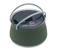Portable Camping Kettle, Silicone Travel Kettle, Foldable Coffee Pot, 6.1x6.1x4.33 inches Compact Outdoor Boiler, Ideal for Hiking, Backpacking, Traveling and Boiling Water