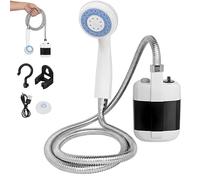 Portable Camping Shower with Adjustable Flow, USB Rechargeable Outdoor Shower Pump with Adjustable Water Flow, for Camping, Hiking, Pet Cleaning, Car Washing, Plant Watering (1PCS)