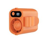 Portable Car Fan - 100 Speeds Quiet Air Cooler, Digital Display Unit with 360-Degree Rotation, Lightweight Hardware, Adjustable Stepless Wind Control, for Trip Beach Fishing Hiking