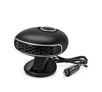 Portable Car Heater Defroster with 360-Degree Rotating Base, 12v (#C) | 2-in-1 Heating Fan, Plug-In Defogger Handheld Windshield Deicer Setup, Windshield Defroster Fan for Car, Suv, Truck & Rv