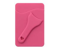 Portable Card Wallet, Versatile Card Holder, 3.38x2.24 Inches Phone Wallet with Slim Fit, Soft Silicone Travel Holder, Phone Pouch with Suction Design, Cards Carrier for Drivers and Travelers