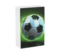 Portable Caso Della Sigaretta Impermeabile Scatola di Plastica Dimensione Normale Tasca Scatola Sigaretta Holder Cool Calcio Flip Custodia Aperta per Uomini Donne