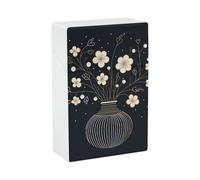 Portable Caso Della Sigaretta Impermeabile Scatola di Plastica Dimensione Normale Tasca Scatola Sigaretta Titolare Contenitore Decorativo Flip Custodia Aperta per Uomini Donne