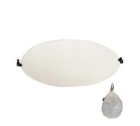 Portable Chair Canopy - Silver Coated Fabric, Adjustable Tilt Arm, Folding Compact Design, Universal Clamp Mount | Outdoor Sun Umbrella For Lawn Chairs, Camping Beach, Patio Pool, Hiking Kayak