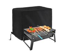 Portable Charcoal Grill Cover | Oxford Cloth Waterproof BBQ Cover 66 x 43 x 48cm Foldable Dustproof Protection for Tabletop Charcoal Camping Grill | Weather Resistant Barbecue Çover