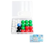 Portable Chemistry Molecular Model Group with Storage Container for Lab Demonstrations Hands on Practice Molecular Model Kits