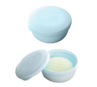 Portable Circolare Seal Viaggi Soap Box Handmade Soap Box a Tenuta d'Acqua di plastica Scatola di Sapone / 1 pz