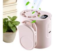 Portable Clip Cooling Fan, USB Air Circulation Device, 5 Speed Control System, 360 Degree Rotation Bladeless Design, Strong Grip Mount Stability Unit, for Camping Beach Hiking Office Travel Festival