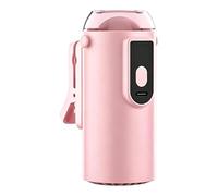 Portable Clip On Fan - 5-Speed LED Display, 4000mAh Battery with Strong Grip Base, High-Velocity Brushless Motor, Quiet Airflow, Travel Cooling Fan for Camping Business Trip Vacation