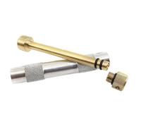 Portable Compression Fire Tube Aluminum Alloy, Brass | Piston Fire Starter,Survival Gear And Equipment, Camp Survival Tool For Campfire, Wood Stove