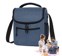 Portable Cooler Bag - Thermal Soft Lunch Backpack, Leakproof Interior, Compacst Everyday Carry, Adjustable Shoulder Straps | Insulated Beverage Carrier, Camping Picnic Utility, Walking Snack Bag