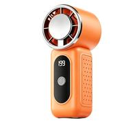 Portable Cooling Fan - ABS, Rechargeable Bladeless Air Cooler, Handheld Personal Breeze Device | Mini Desk Fan, Silent Travel Cooling Gadget For Home Office Bedroom Beach Hiking Workout Summer Use