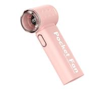 Portable Cooling Fan - Rechargeable Mini Handheld Device, 5-Speed Digital Display Air Cooler, USB Personal Breeze Gadget, Lightweight Summer Heat Relief Tool for Picnic School Commuting Beach Dorm