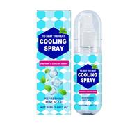Portable Cooling Spray, Cooling Agent Vehicle Spray, Lasting Cool Mist, 50ml, Instant Refreshing Relief, Versatile Multi Use, Quick Application, for Face Body Vehicle