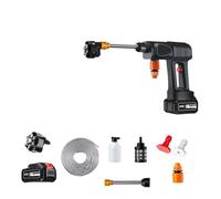 Portable Cordless Pressure Washer, 6-in-1 Adjustable Nozzle for Car,Driveway,Patio,Fence,Home, 20000mAh Battery Power Washer (10 batteries + paper box)