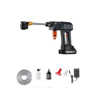 Portable Cordless Pressure Washer with 6-in-1 Nozzle, 20000mAh Battery Powered Lightweight Pressure Cleaner for Car, Patio, Garden (1000mah)