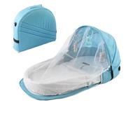 Portable Crib - Removable Travel Cot With Net | Washable Cot With Awning