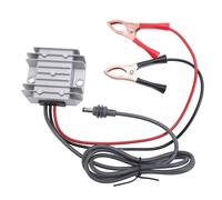 Portable DC Boost Power Cable for Mini Dish, 9 to 28V to 30V Step Up Converter with 3.2 ft Cable and Alligator Clips IP68 Outdoor Power Adapter Cord