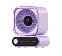 Portable Desk Cooling Fan - Tabletop Auto Oscillating Air Blower for Personal Use | USB Powered Adjustable with Angle Compact, Electric Cooling Unit, Breeze System Home Office for Bedroom Dorm Use